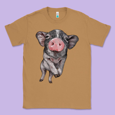 Baby Pig Classic Tee Designed By Barkaloodesign