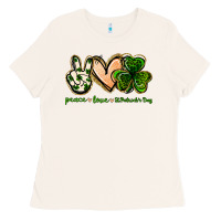 Bone peace love st.patrick's day Ladies Tee - Jasminsmagicworld
