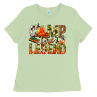 Matcha camp fire legend Ladies Tee - NancyCooperArtShop