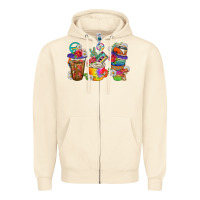 Sandshell hippie coffee cups bbs Zipper Hoodie - BundleAndBundleShop