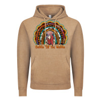 Vintage Coffee gobble till you wobble thanksgiving rainbow Vintage Hoodie - RanaPortraitStore