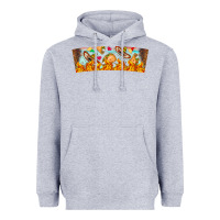 Heather Grey Nach Valentine Heavyweight Hoodie - CowhideDigitalArt