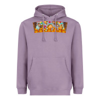 Lavender Nach Valentine Heavyweight Hoodie - CowhideDigitalArt
