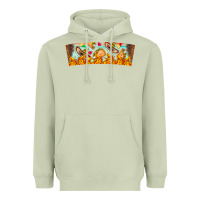 Matcha Nach Valentine Heavyweight Hoodie - CowhideDigitalArt