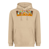 Mushroom Nach Valentine Heavyweight Hoodie - CowhideDigitalArt