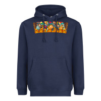 Navy Nach Valentine Heavyweight Hoodie - CowhideDigitalArt