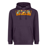 Plum Nach Valentine Heavyweight Hoodie - CowhideDigitalArt
