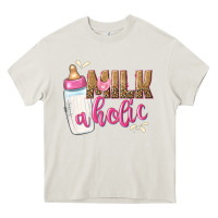 Cream milkaholic girls Heavy Core Tee - NancyCooperArtShop