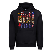Black red white and blue Urban Hoodie - Artiststas