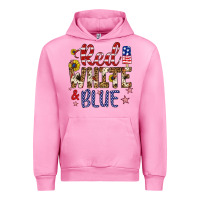Fuchsia Pink red white and blue Urban Hoodie - Artiststas