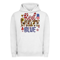 Pigment Lunar Rock red white and blue Urban Hoodie - Artiststas