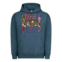 Pigment Midnight Navy red white and blue Urban Hoodie - Artiststas