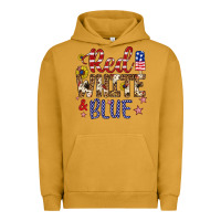 Pigment Peanut Butter red white and blue Urban Hoodie - Artiststas