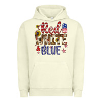 Pigment Pistachio red white and blue Urban Hoodie - Artiststas