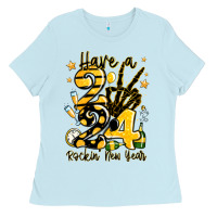 Baby Blue have rockin' new year 2024 Ladies Tee - MaliasSmallBusiness