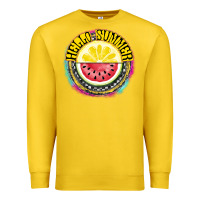 Lemon Hello Summer Premium Sweatshirt - CowhideDigitalArt