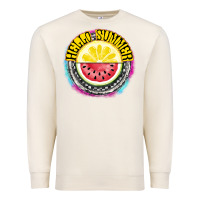 Sandshell Hello Summer Premium Sweatshirt - CowhideDigitalArt