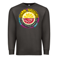 Smoke Hello Summer Premium Sweatshirt - CowhideDigitalArt