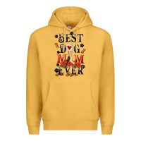 Mustard Best dog mom ever Mother's Day Premium Hoodie - FaDigitalArtStudio