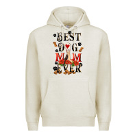 Oatmeal Heather Best dog mom ever Mother's Day Premium Hoodie - FaDigitalArtStudio