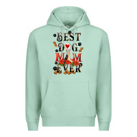 Seafoam Best dog mom ever Mother's Day Premium Hoodie - FaDigitalArtStudio