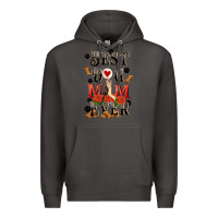 Smoke Best dog mom ever Mother's Day Premium Hoodie - FaDigitalArtStudio