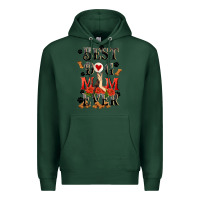 Sports Green Best dog mom ever Mother's Day Premium Hoodie - FaDigitalArtStudio