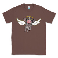 Chestnut angel baby pig Classic Tee - BarkalooDesign