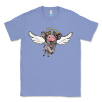 Colony Blue angel baby pig Classic Tee - BarkalooDesign