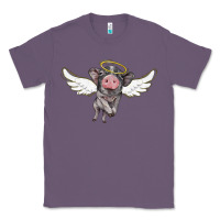 Lavender angel baby pig Classic Tee - BarkalooDesign
