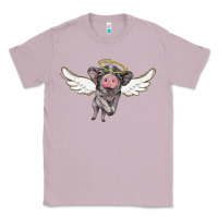Lilac angel baby pig Classic Tee - BarkalooDesign