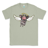 Matcha angel baby pig Classic Tee - BarkalooDesign