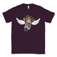 Plum angel baby pig Classic Tee - BarkalooDesign