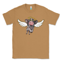 Toasted Coconut angel baby pig Classic Tee - BarkalooDesign