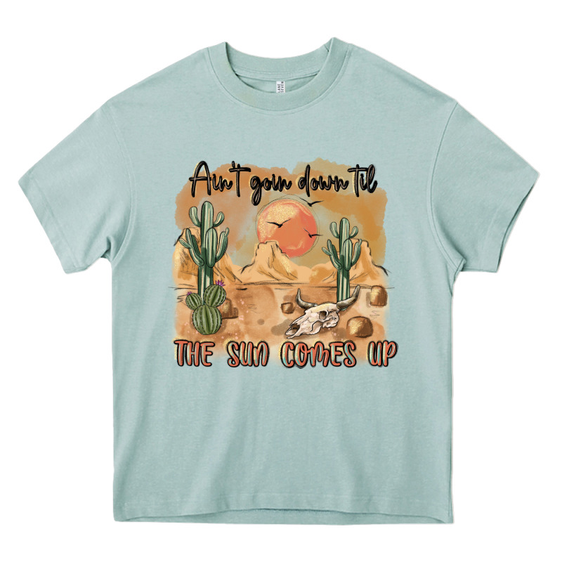 Ain T Going Down Til The Sun Comes Up Heavy Core Tee by MaliasSmallBusiness | Teevron