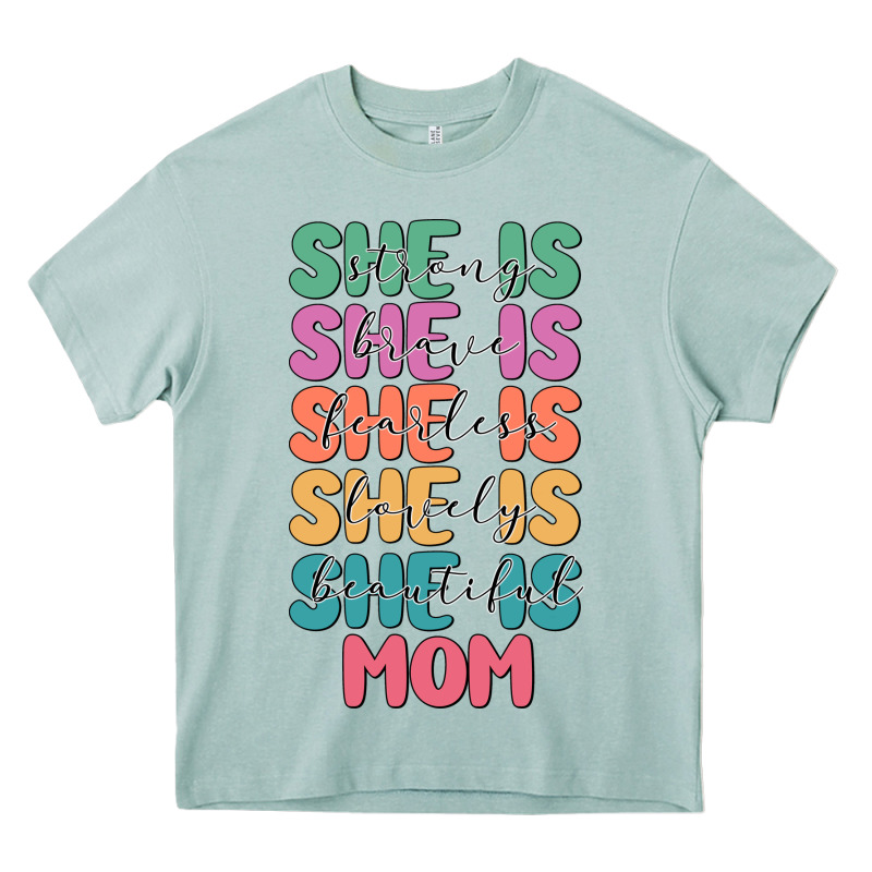 She Is Mom Heavy Core Tee by JahusDesignShop | Teevron