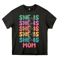 Asphalt she is mom Heavy Core Tee - JahusDesignShop