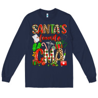 Navy santa's favorite cma Long Sleeve Tee - texasbilliewilder