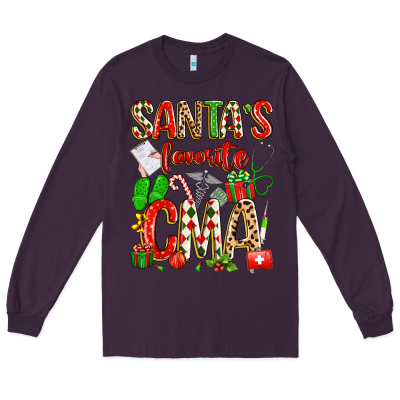 Santa's Favorite Cma Long Sleeve Tee by texasbilliewilder | Teevron