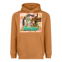 Meerkat Easter Day He is risen 20oz skinny Heavyweight Hoodie - LillyAllenDesigns