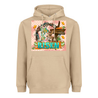 Mushroom Easter Day He is risen 20oz skinny Heavyweight Hoodie - LillyAllenDesigns