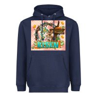 Navy Easter Day He is risen 20oz skinny Heavyweight Hoodie - LillyAllenDesigns
