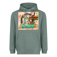 Sage Easter Day He is risen 20oz skinny Heavyweight Hoodie - LillyAllenDesigns