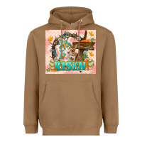 Toasted Coconut Easter Day He is risen 20oz skinny Heavyweight Hoodie - LillyAllenDesigns