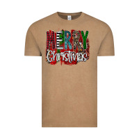 Vintage Coffee Merry Christmas Buffalo Plaid Leopard Vintage Tee - Bettercallsaul