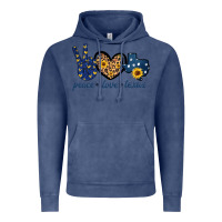 Vintage Denim Peace Love Texas Vintage Hoodie - Bettercallsaul