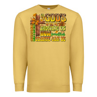 Antique Gold Autumn Is God's way Of Showing Us How Beautiful Ch Premium Sweatshirt - CowhideDigitalArt