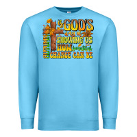 Ocean Blue Autumn Is God's way Of Showing Us How Beautiful Ch Premium Sweatshirt - CowhideDigitalArt
