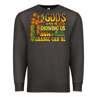 Smoke Autumn Is God's way Of Showing Us How Beautiful Ch Premium Sweatshirt - CowhideDigitalArt