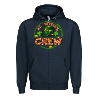 Navy St. Patrick's Day crew Zipper Hoodie - FaDigitalArtStudio